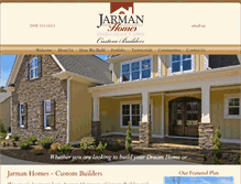 Tablet Screenshot of jarman-homes.com